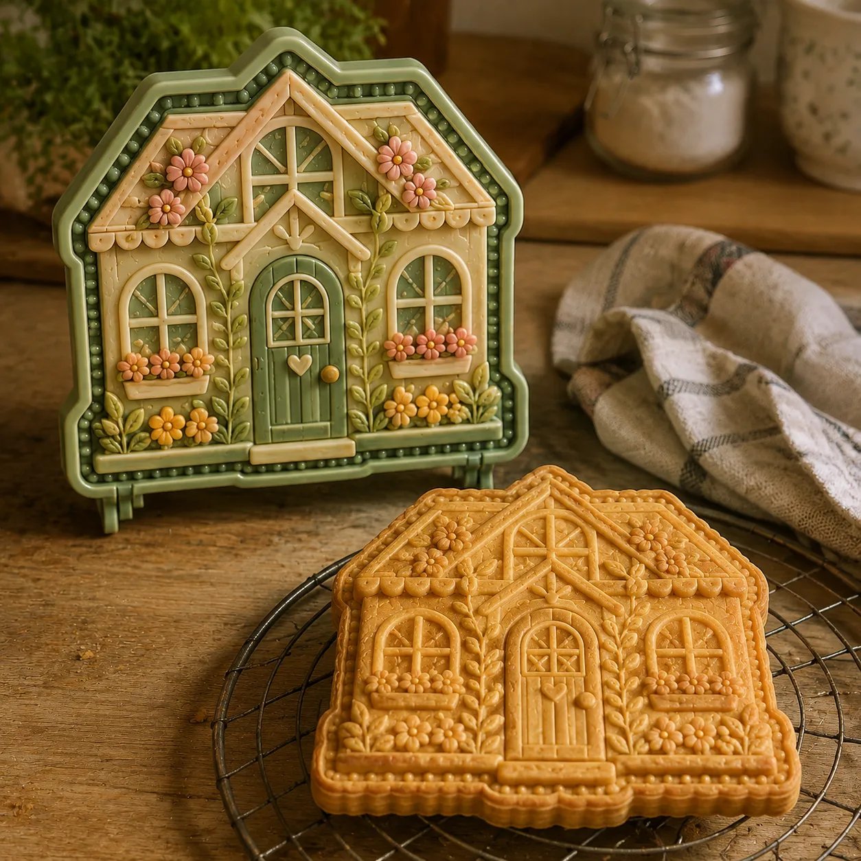 ⏳ Last Day 50% OFF – 🌸 8-Design Spring Garden Mini Pie Mold Collection | Reusable Embossed Molds for Shaping Detailed Bee, Butterfly, Ladybug, Sunflower, Cottage & More 🥧✨