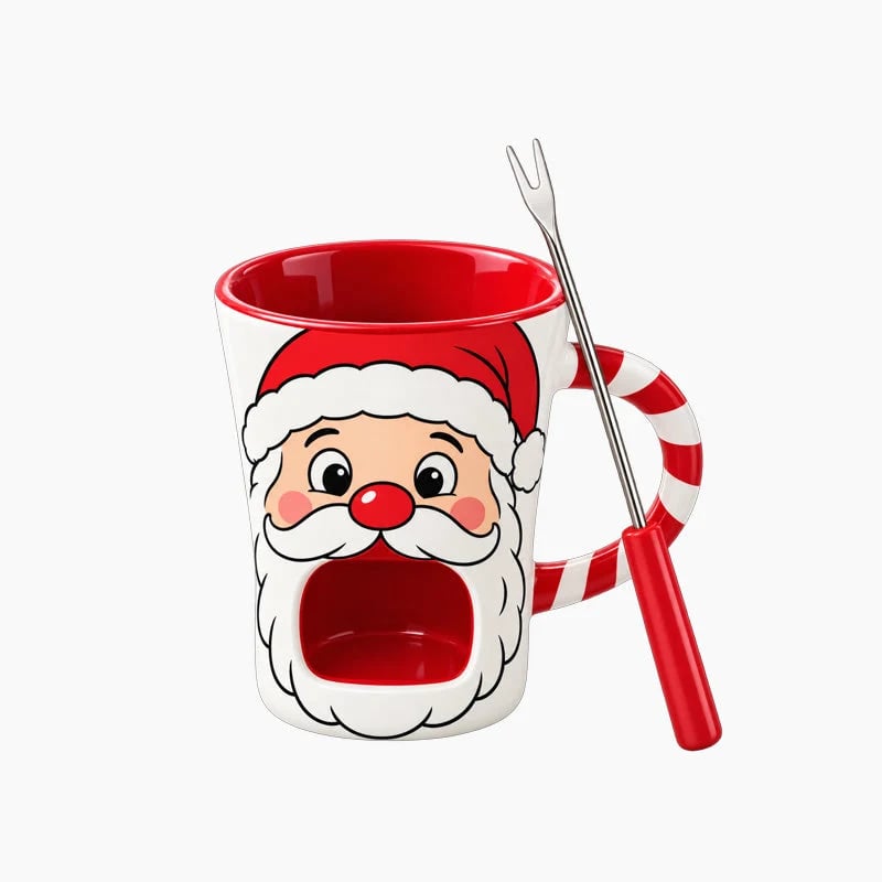 ⏰ LAST DAY 50% OFF - Santa Chocolate Fondue Mug