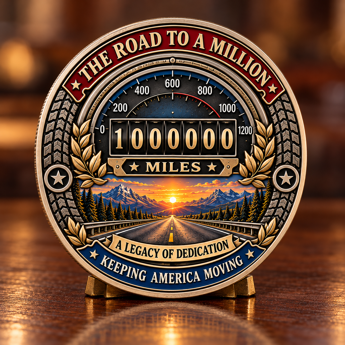 ๐ Truck Driver Mileage Milestone Commemorative Challenge Coin Collection