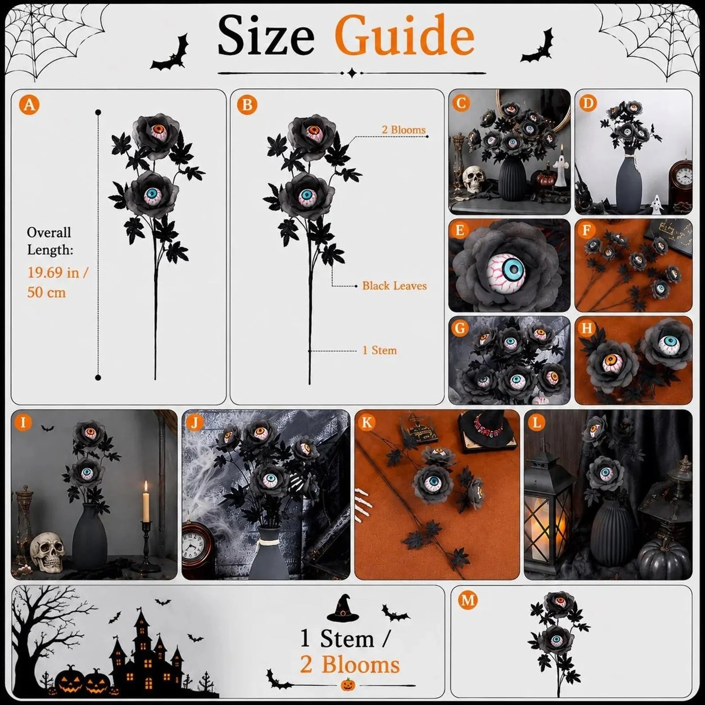 ποΈβ¨ Dark Gothic Rose Decor β A Spooky Halloween Statement Piece for Your Home