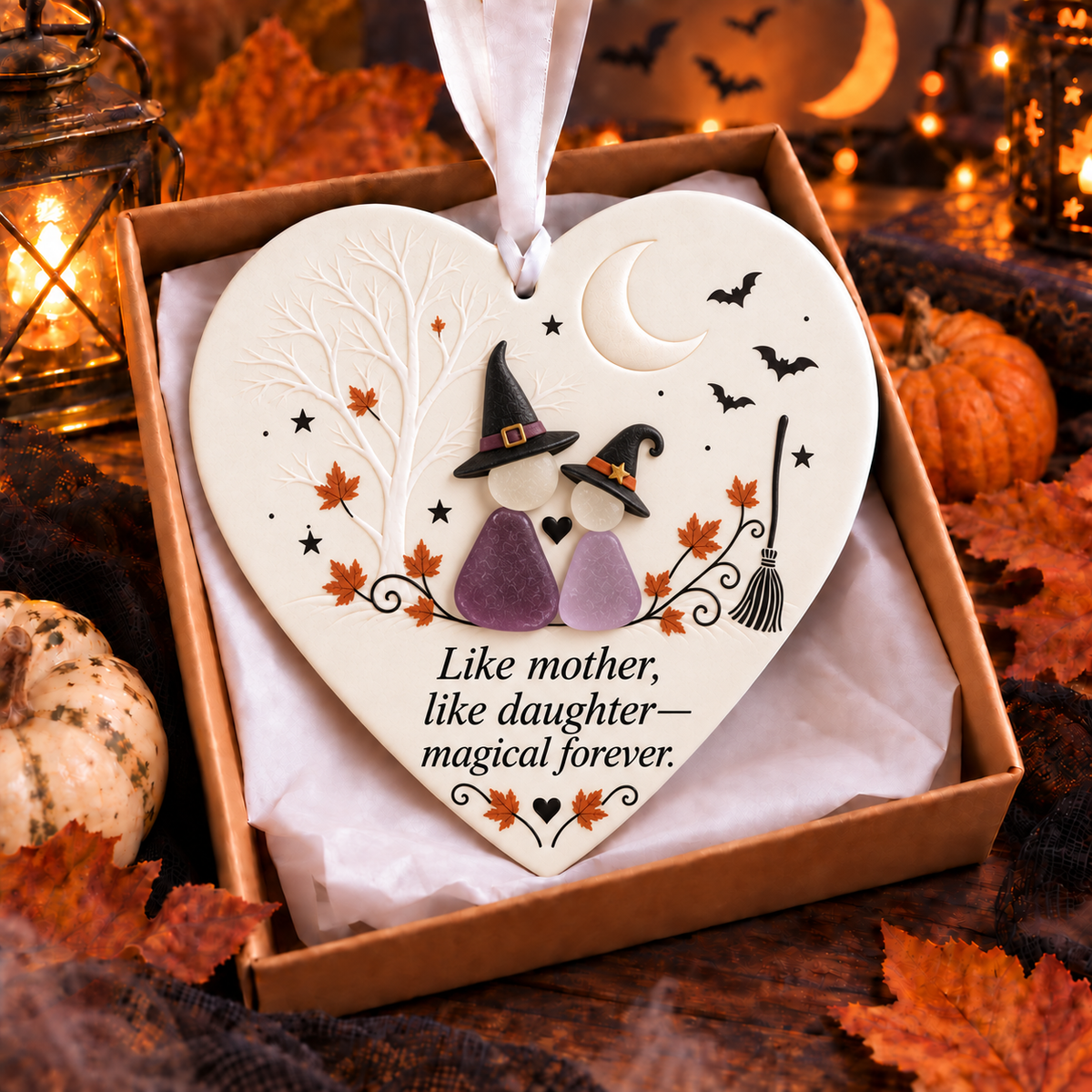πβ€ Fall Family Connection Heart Ornaments β A Little Keepsake for the Ones You Love Most,Without box