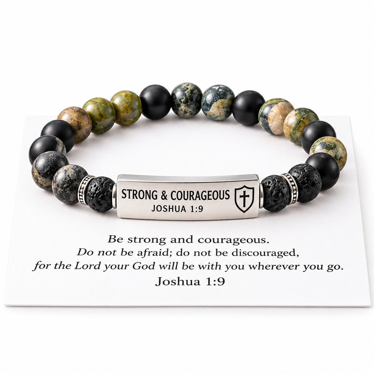 🔥LAST DAY 50% OFF - ✝️ Wear Your Verse Scripture Nameplate Bracelet👍(Limited Edition)