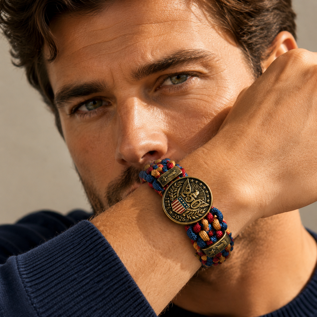 đ„Summer Sale 49% OFFđ„250th Anniversary Patriotic Paracord Bracelet (1776â2026)