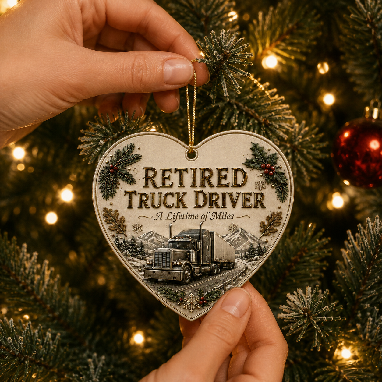 🎄 Retired Men’s Careers x Christmas Ornament