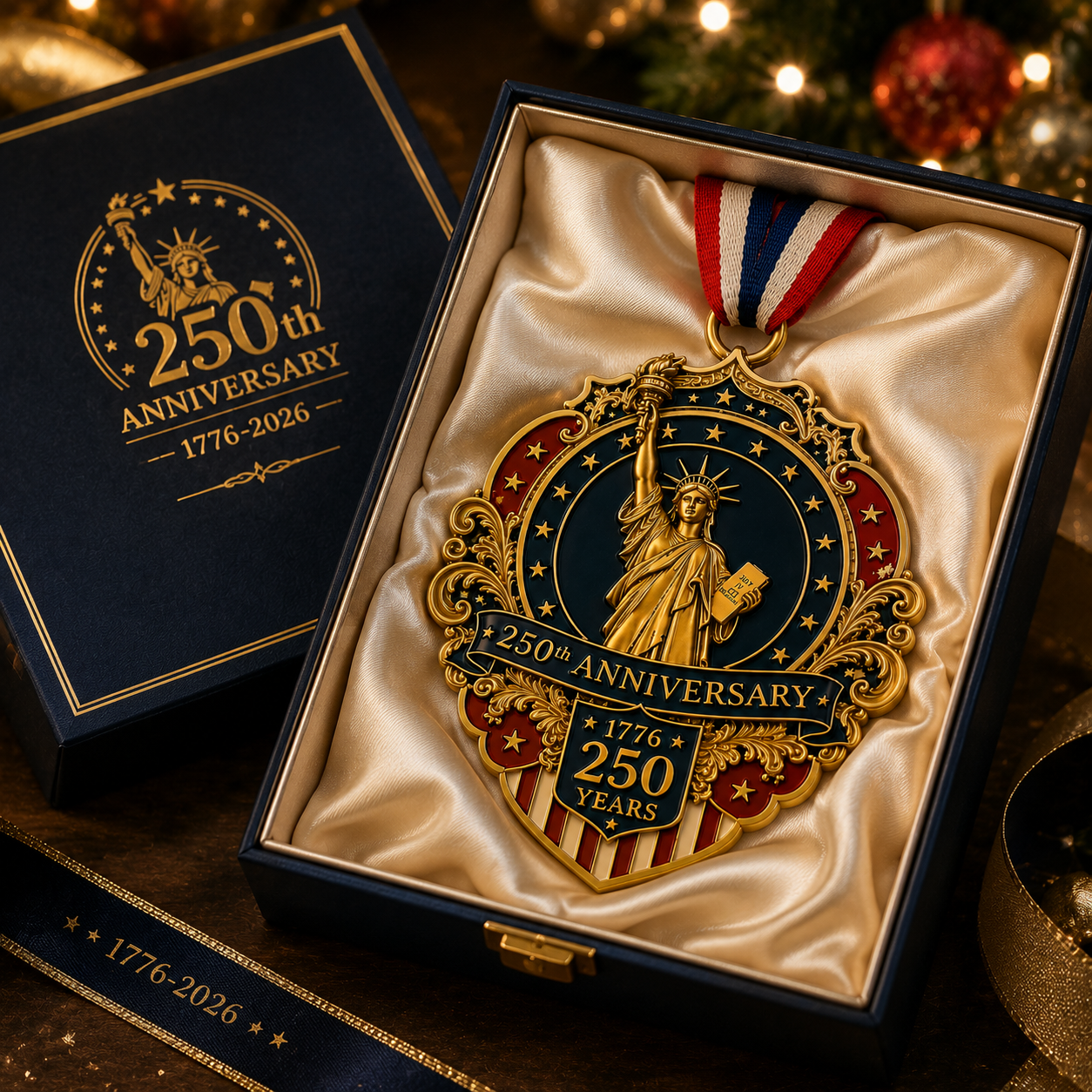 š„Statue of Liberty 250th Anniversary Christmas Tree Ornament