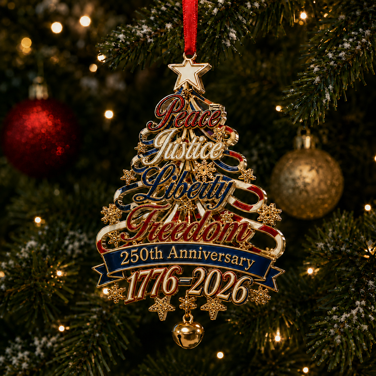 🔥250th Anniversary Christmas Tree Ornament