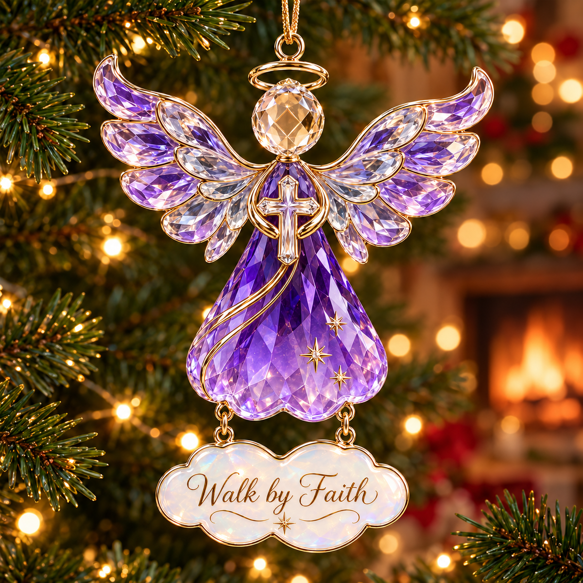 ποΈ Inspirational Memorial Angel Christmas Ornament