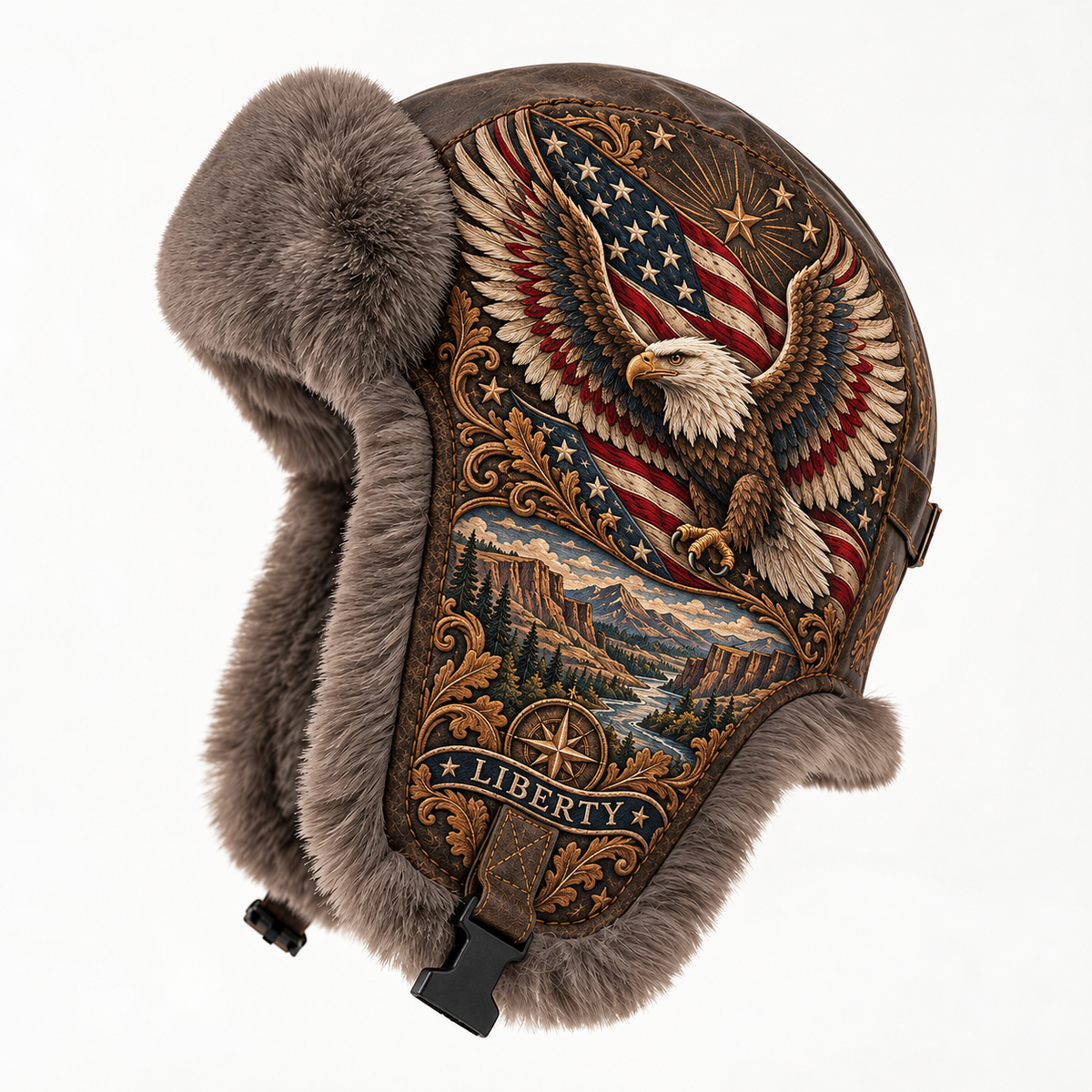 π¦
Wings of Liberty Plush-Lined Winter Trapper Hat