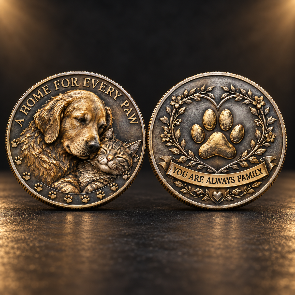 A Home for Every Paw Commemorative Coin