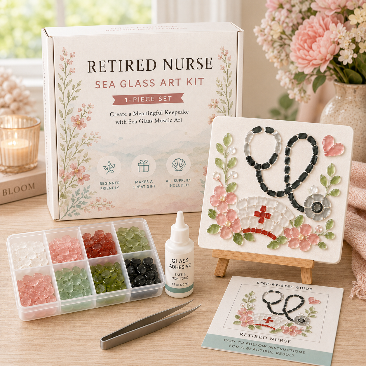 👩⚕️ Retired Nurse Sea Glass Art Kit
