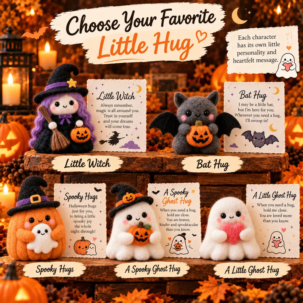 β³ Last Day: 49% OFF β A Little Ghost Hug (Handmade Felt Keepsake) π»