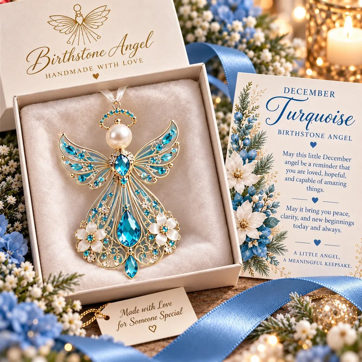 ⏳ Last Day 50% OFF – 👼 Birth Month Guardian Angel | 12 Birthstone-Inspired Keepsakes for Meaningful Gifts ✨