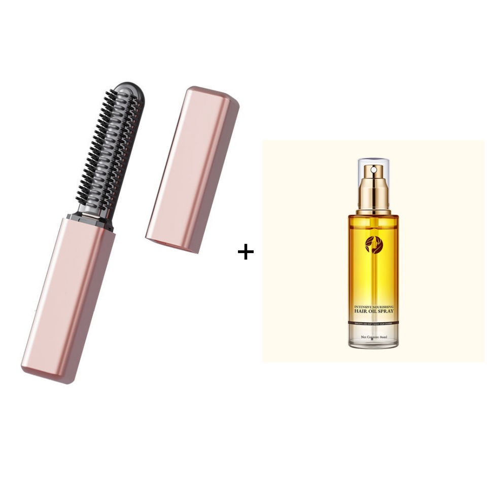 💇♀️✨ Perfect Bangs, Anywhere You Go! 💖 Portable Bang Styling Comb – Your Secret to Effortless Hair Days! 🌸