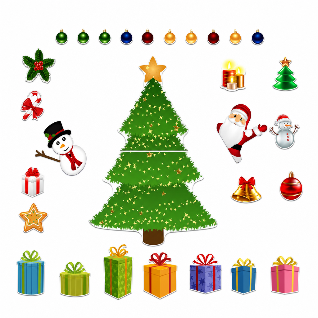 ๐ Christmas Cartoon Magnets