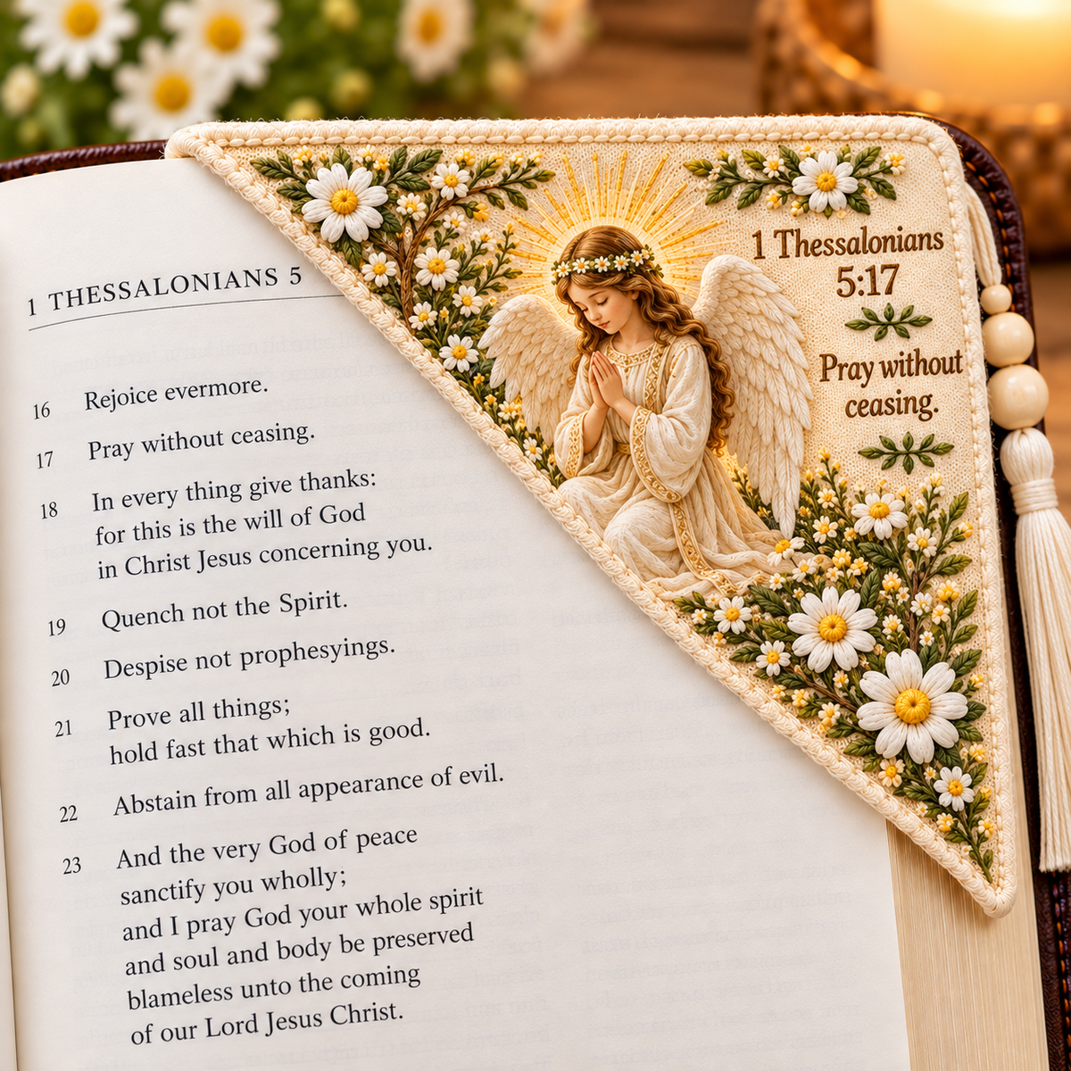 ✝️ Embroidered Bible Corner Bookmarks