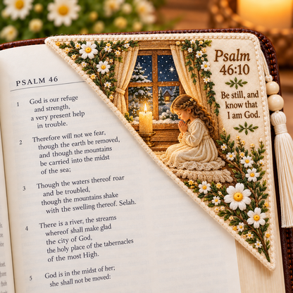 ✝️ Embroidered Bible Corner Bookmarks
