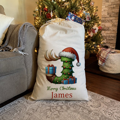 Personalized Christmas Gift Sack – A Festive Bag Made Just for Them