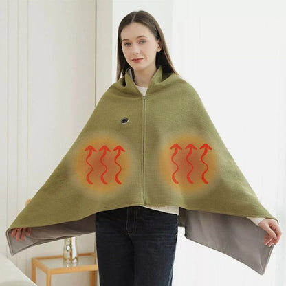 🔥 Christmas Sale — 50% OFF! ❄️ Stay Warm All Winter — Portable Electric Heated Blanket Shawl