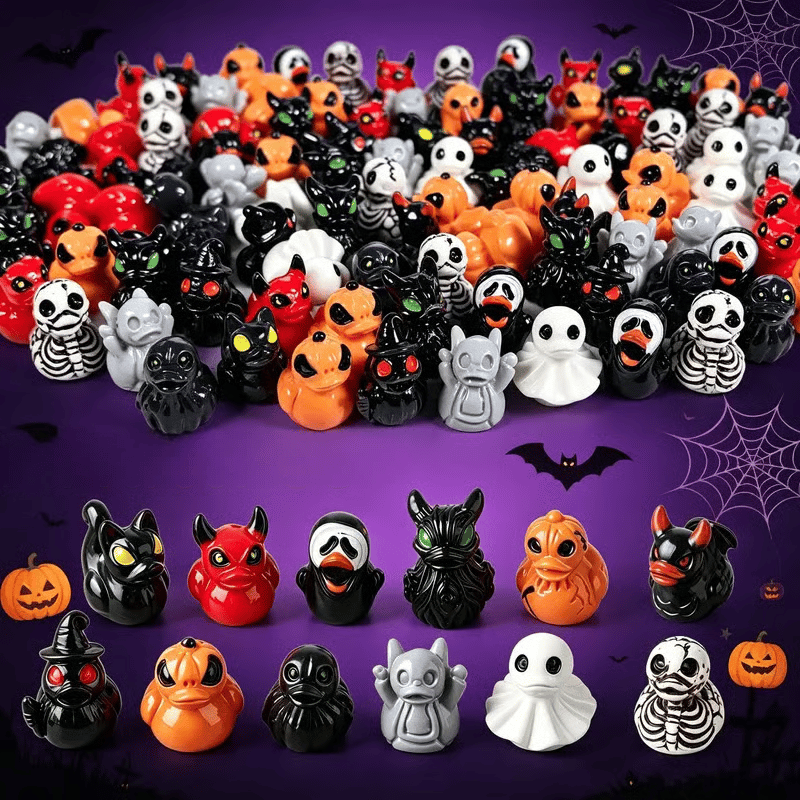 🔥Last Day 50% OFF - 🎃🦆Mini Ducks (✨Devil, Ghost, & Skeleton Designs)