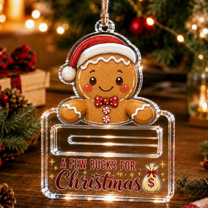🔥Last Day49% OFF🎄A Few Bucks For Christmas™ Crystal Acrylic Money Holder Ornament