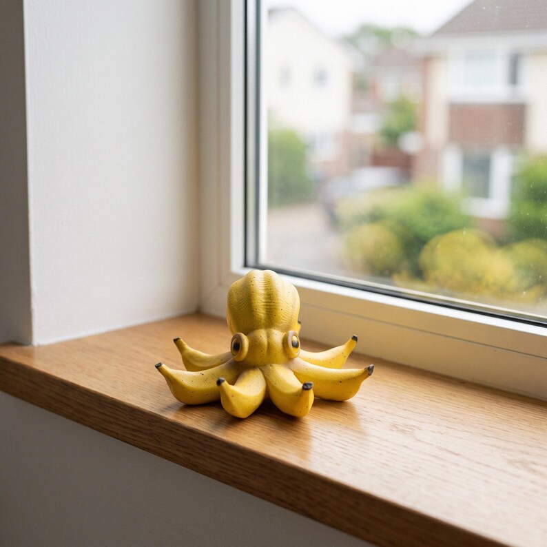 The "Octo-Nana" 🐙🍌 – Quirky Banana Octopus Resin Desk Buddy & Figurine | Funny Gag Gift
