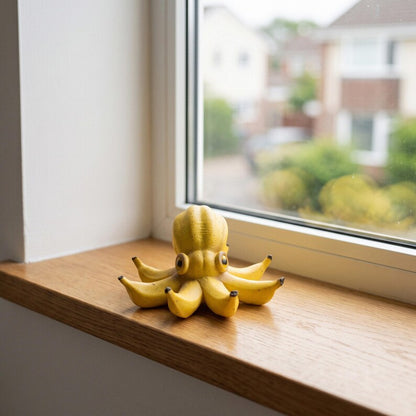 The "Octo-Nana" 🐙🍌 – Quirky Banana Octopus Resin Desk Buddy & Figurine | Funny Gag Gift