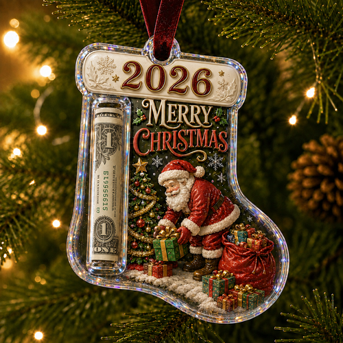 Cash Clip Christmas Tree Ornament – Novelty Holiday Money Gift Clip | 9 Festive Styles