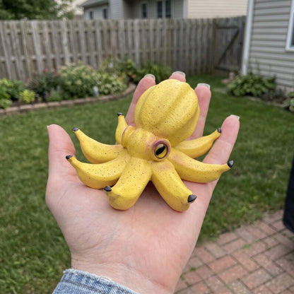 The "Octo-Nana" 🐙🍌 – Quirky Banana Octopus Resin Desk Buddy & Figurine | Funny Gag Gift