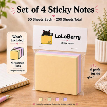 The "Relatable Opossum" Sticky Note Set (4-Pack) 🐾🗑️ | Funny Office Desk Accessories &amp; Coworker Gag Gift