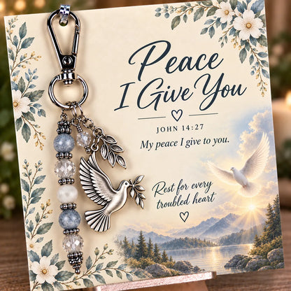 ✝️ Carry Your Faith With You - Christian Scripture & Prayer Keepsake Keychain