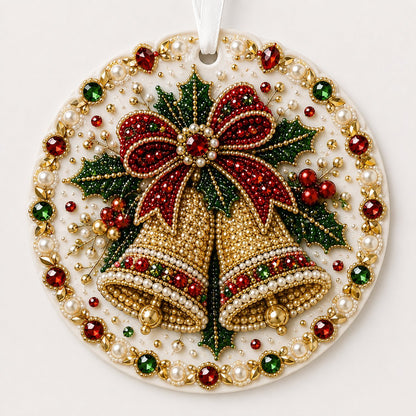 🔥Last Day 50% OFF-🌲✨ DIY Pearl & Gem Christmas Ornament Collection