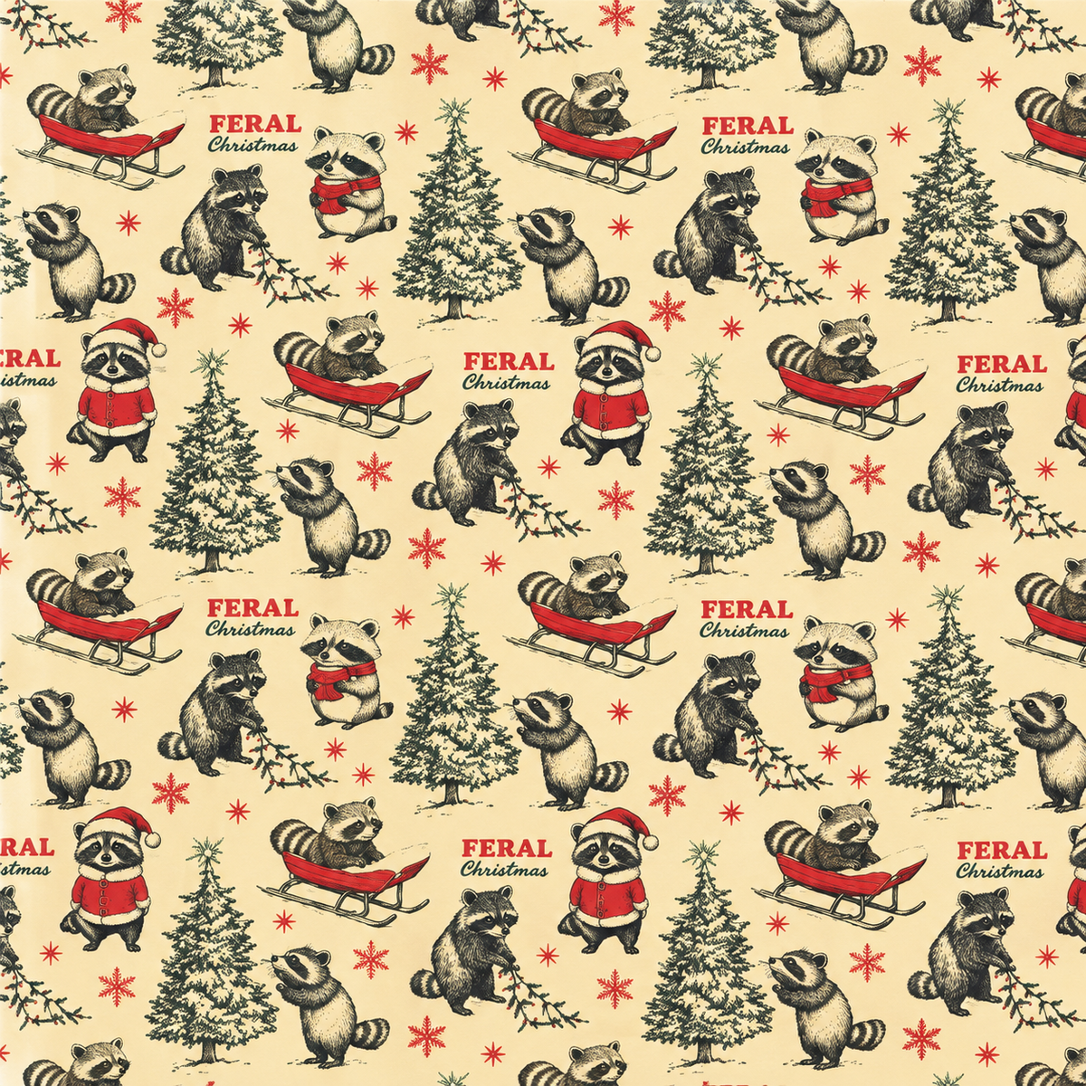 📰🎁 Retro Newspaper Christmas Paper Roll