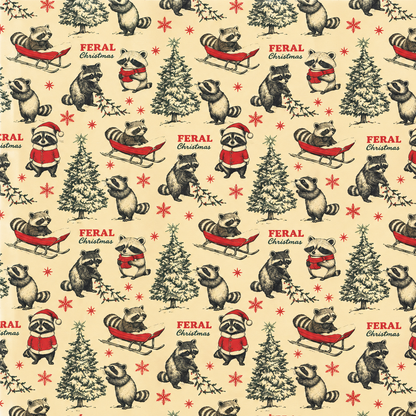 📰🎁 Retro Newspaper Christmas Paper Roll
