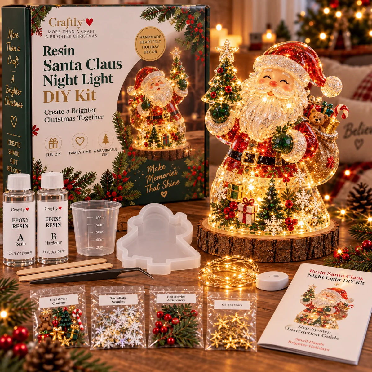 🎄 DIY Christmas Tree Night Light Kit 💕
