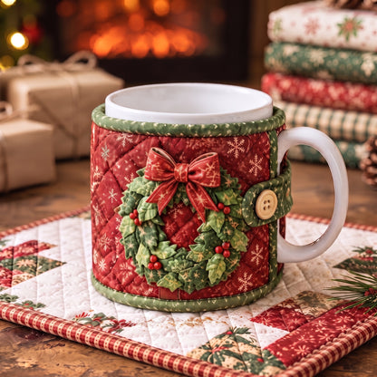 DIY Christmas Mug Cozy Sewing Kit ✨ 9 Festive Designs for Standard‑Size Mugs