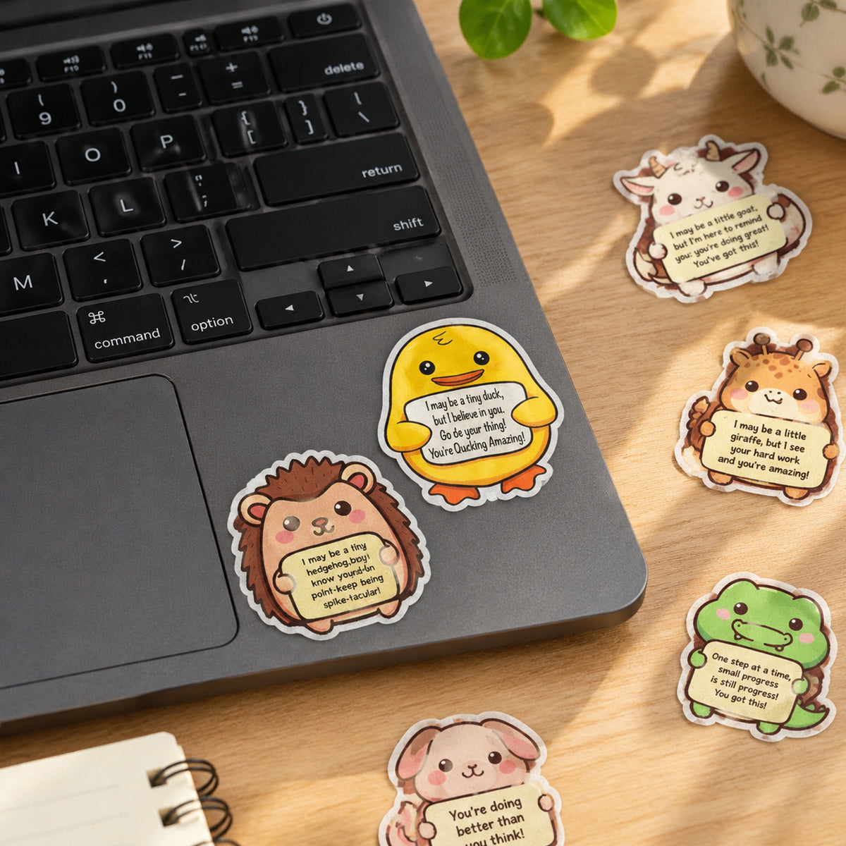 Positive Emotional Support Buddies Stickers