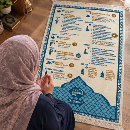 Step-by-Step Phonetic Padded Prayer Mat