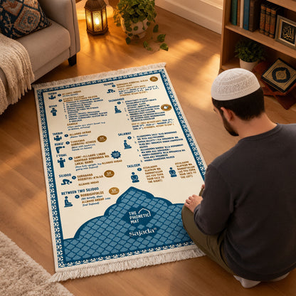 Step-by-Step Phonetic Padded Prayer Mat