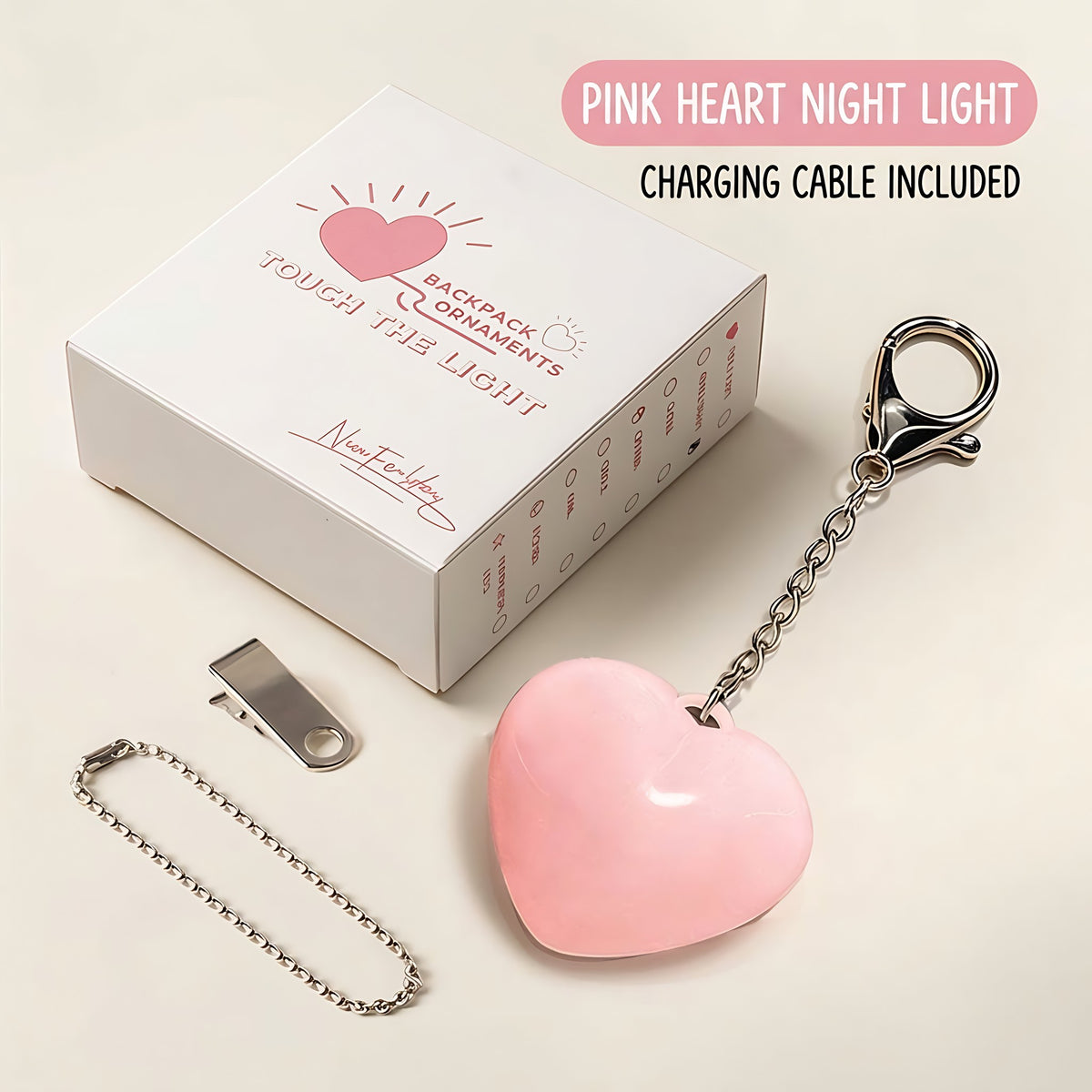 💥💥Love wallet tote bag touch sensing light