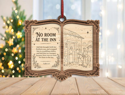 🔥Last Day 50% OFF -✨ The Greatest Story Ever Told... Right on Your Tree! | Nativity Story Wooden Bible Ornaments 📖🎄