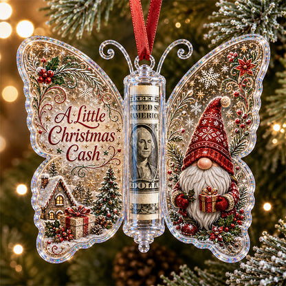 🦋💵 Christmas Cash Gift Butterfly Ornament – Holiday Money Holder Keepsake 🎄✨