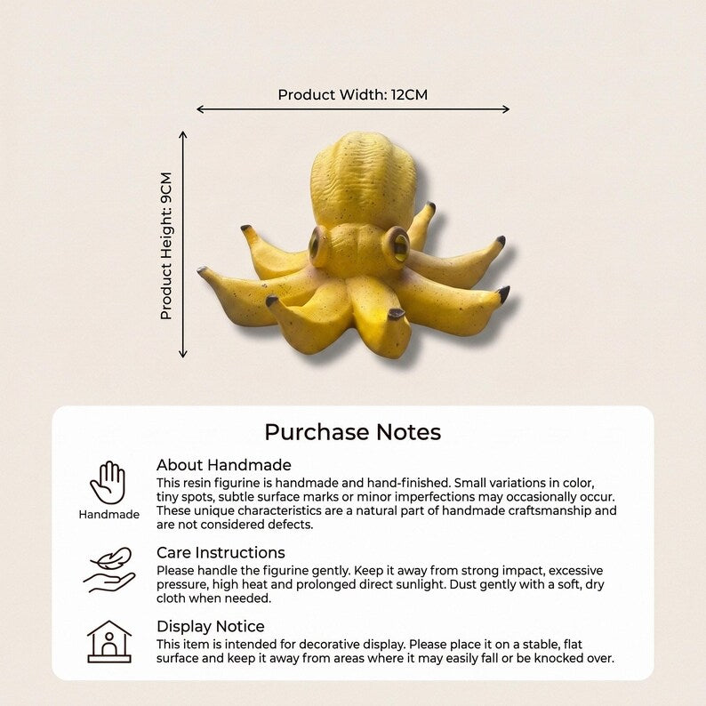 The "Octo-Nana" 🐙🍌 – Quirky Banana Octopus Resin Desk Buddy & Figurine | Funny Gag Gift