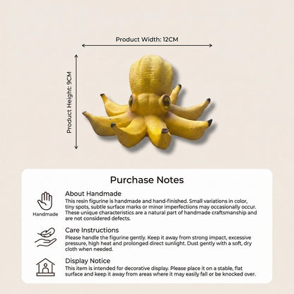 The "Octo-Nana" 🐙🍌 – Quirky Banana Octopus Resin Desk Buddy & Figurine | Funny Gag Gift
