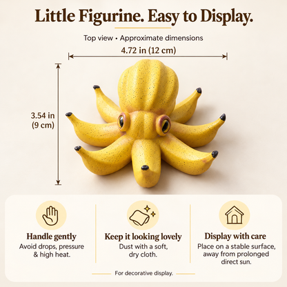 The "Octo-Nana" 🐙🍌 – Quirky Banana Octopus Resin Desk Buddy & Figurine | Funny Gag Gift