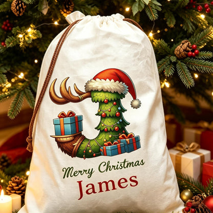 Personalized Christmas Gift Sack – A Festive Bag Made Just for Them