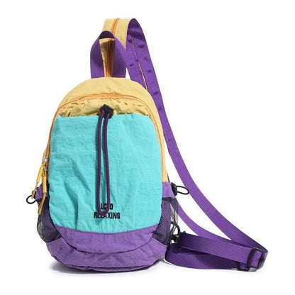 🎁Last Day Promotion 49% OFF🔥Unisex Lightweight Color-Block Mini Backpack 🎁Buy 2 Free Shipping