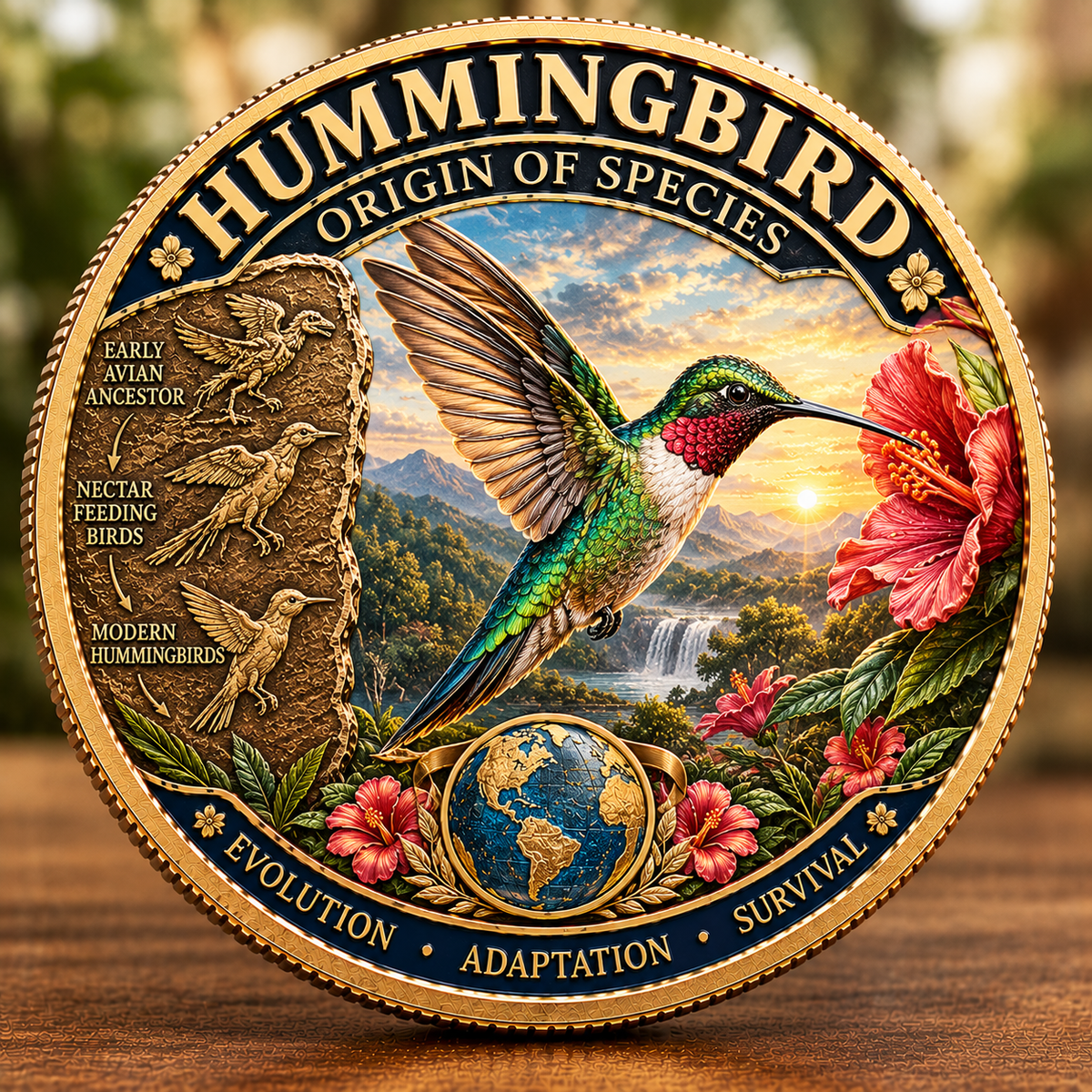 Origin of Species Commemorative Coin – Collectible Gift For Nature Lovers
