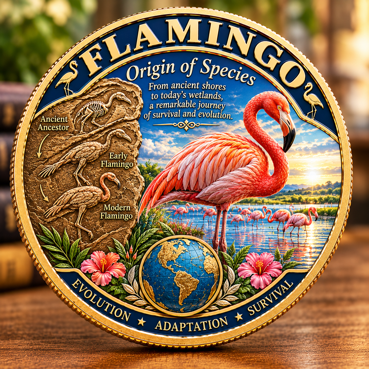 Origin of Species Commemorative Coin – Collectible Gift For Nature Lovers
