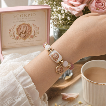 💫 12 Zodiac Bracelet – Natural Chalcedony, Your Sign, Your Energy