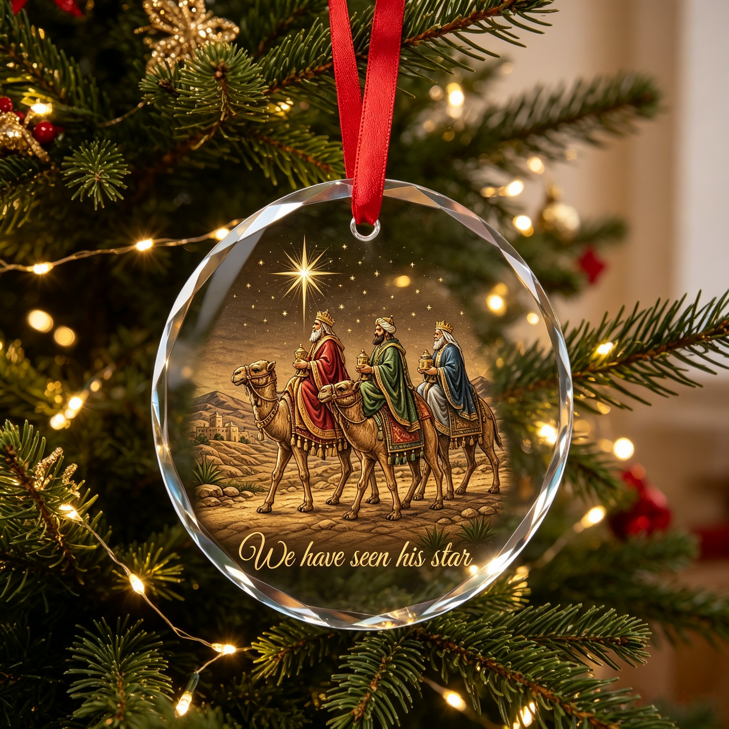 Jesus Nativity Story Christmas Ornament Set – 6 Collectible Pieces That Tell the Story of Christmas